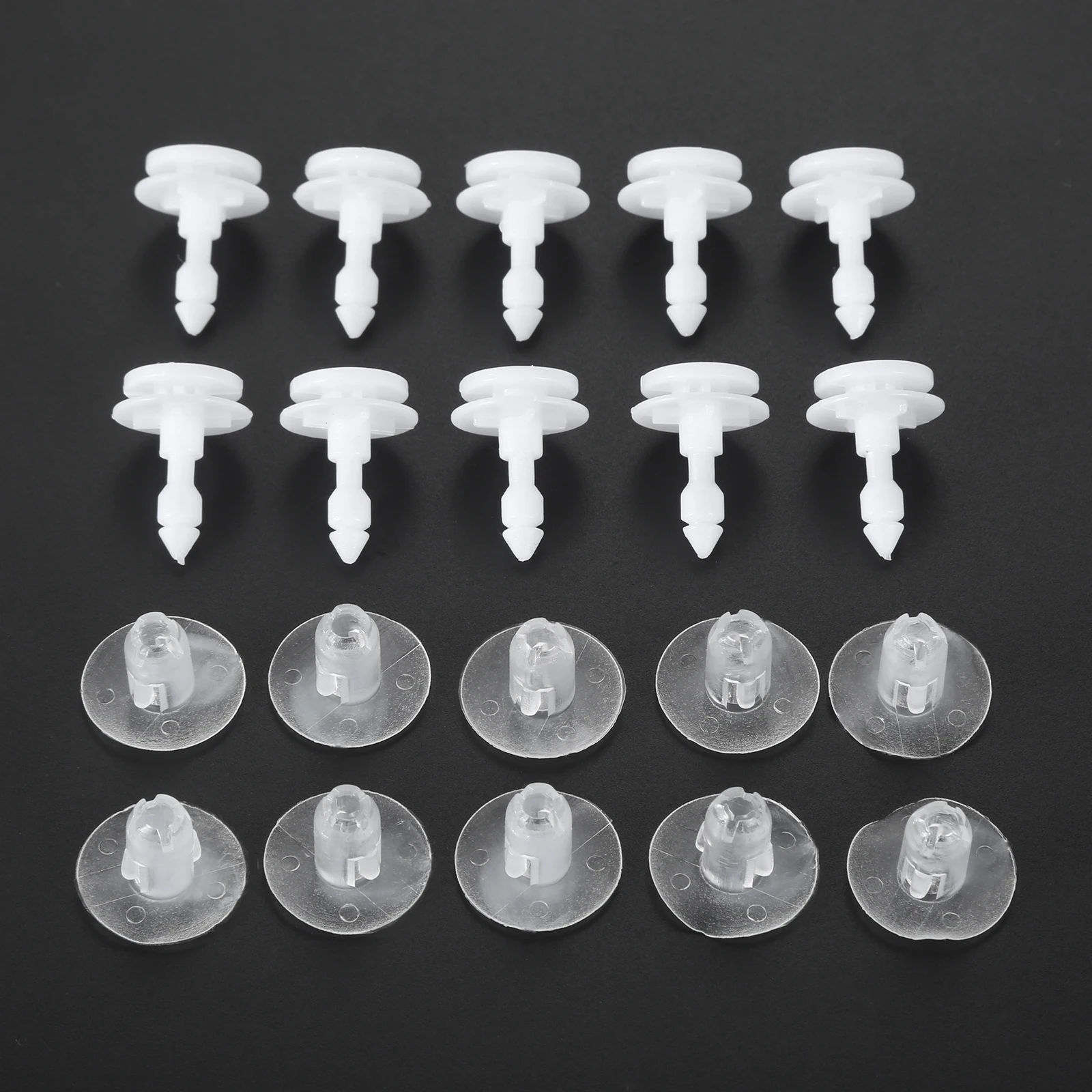 10Pcs Nylon Door Panel Push Type Retainer Clips 6505539-AA for