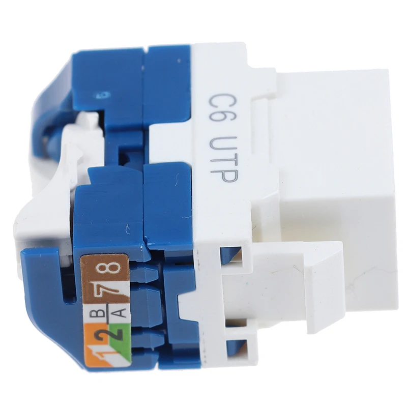 1 шт. CAT6 инструмент меньше Keystone Jack, AMPCOM RJ45 самоблокирующийся Cat.5e Keystone модуль адаптер без пробивочного инструмента необходимые муфты