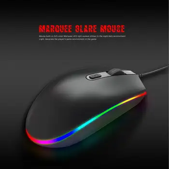 

S900 Wired Mouse Portable Adjustable DPI Optical Gaming Mouse Ergonomic Backlight Mice For Computer PC Laptop Mouse