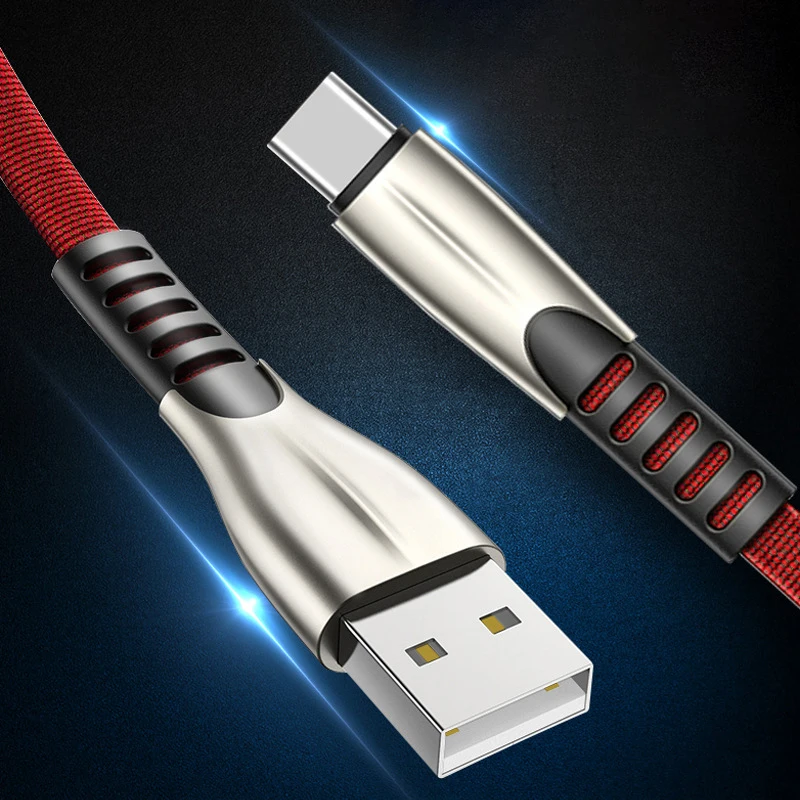 CASPTM usb type C кабель USB C кабель для быстрой зарядки данных для Xiaomi Mi9SE мобильный кабель для зарядки телефона для samsung Galaxy S9 S8 Plus