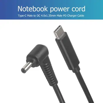 

1.5m Portable 65W Type-C Male to DC 4.0x1.35mm Male PD Charger Connector Adapter Cable for Asus Acer Samsung HP Notebook New