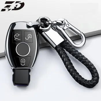 

TPU Car Key Case Cover Shell Protector for mercedes benz accessories w204 w210 A B R G Class GLK GLA E200 E200L W176