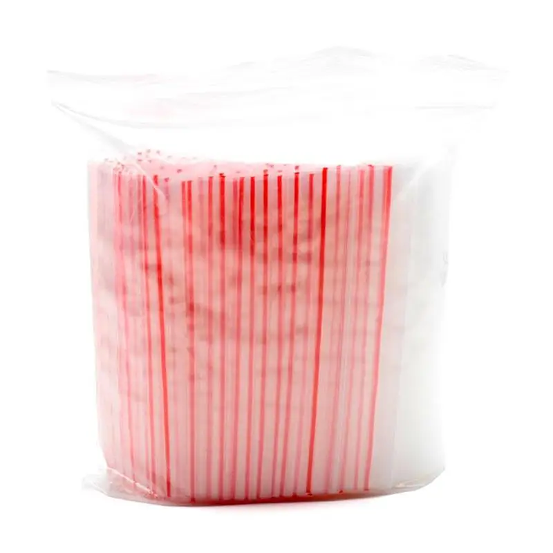 100 Pcs PE Мини молния мешочек PE упаковка мешок с молнией яркого цвета прозрачный Пластик Поли Ясно, ювелирные изделия с застежкой-молнией многоразовые пакет для герметичной упаковки