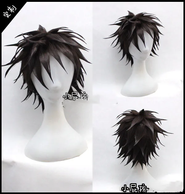 Wig Anime JoJo's Bizarre Adventure Joseph Joestar Cosplay Costume Jojo's Tequila Girl Halloween Carnival Costumes Fancy Suit - Цвет: Wig