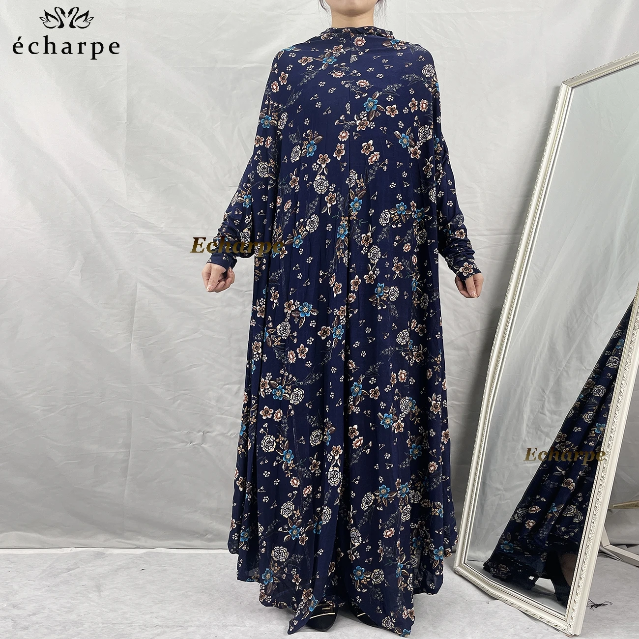 feminino vestuário dubai abaya árabe jibab islam