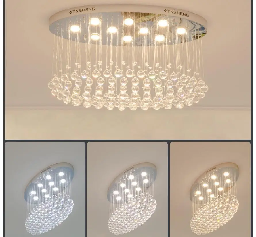 Deco L800*W300*H600(MM) Best Quality And Price For Promotion Fashion Modern GU10 LED K9 Crystal Pendant Fixture | Освещение