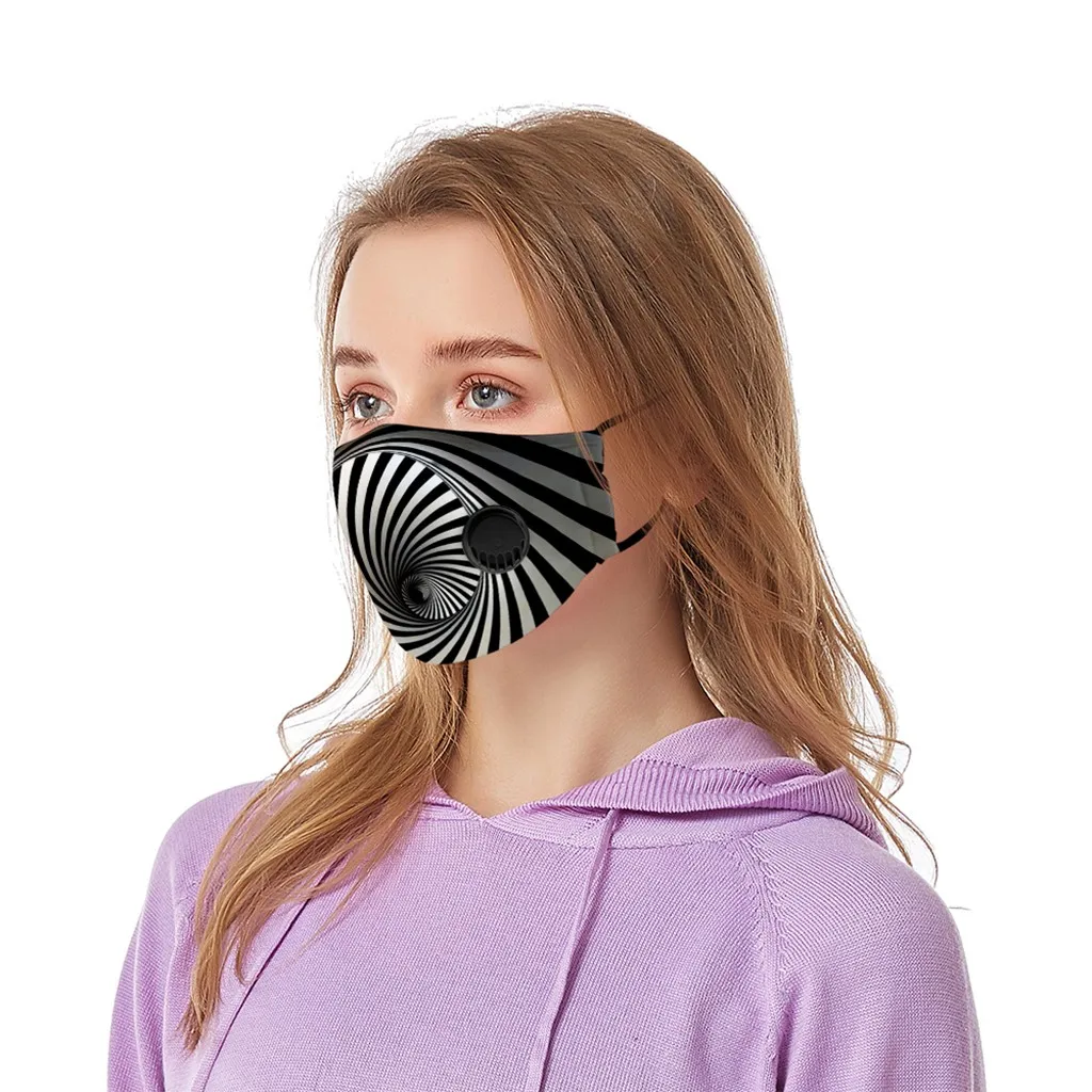 Men Women Adjustable 3d Print Breathable Safe Protection Mascarillas maks Face Maskswashable Reusable maks Dropshipping maske