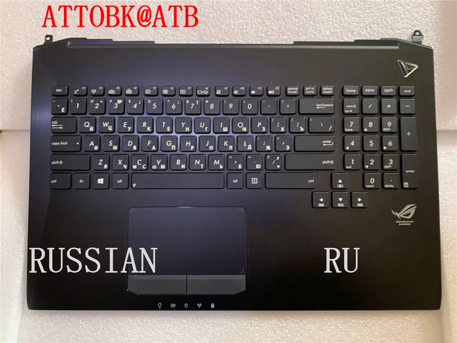 Фото Клавиатура ATTOBK @ ATB для ноутбука ASUS G750, G750JH, G750JM, G750JS, G750JW, G750JX, G750JZ с подсветкой №1