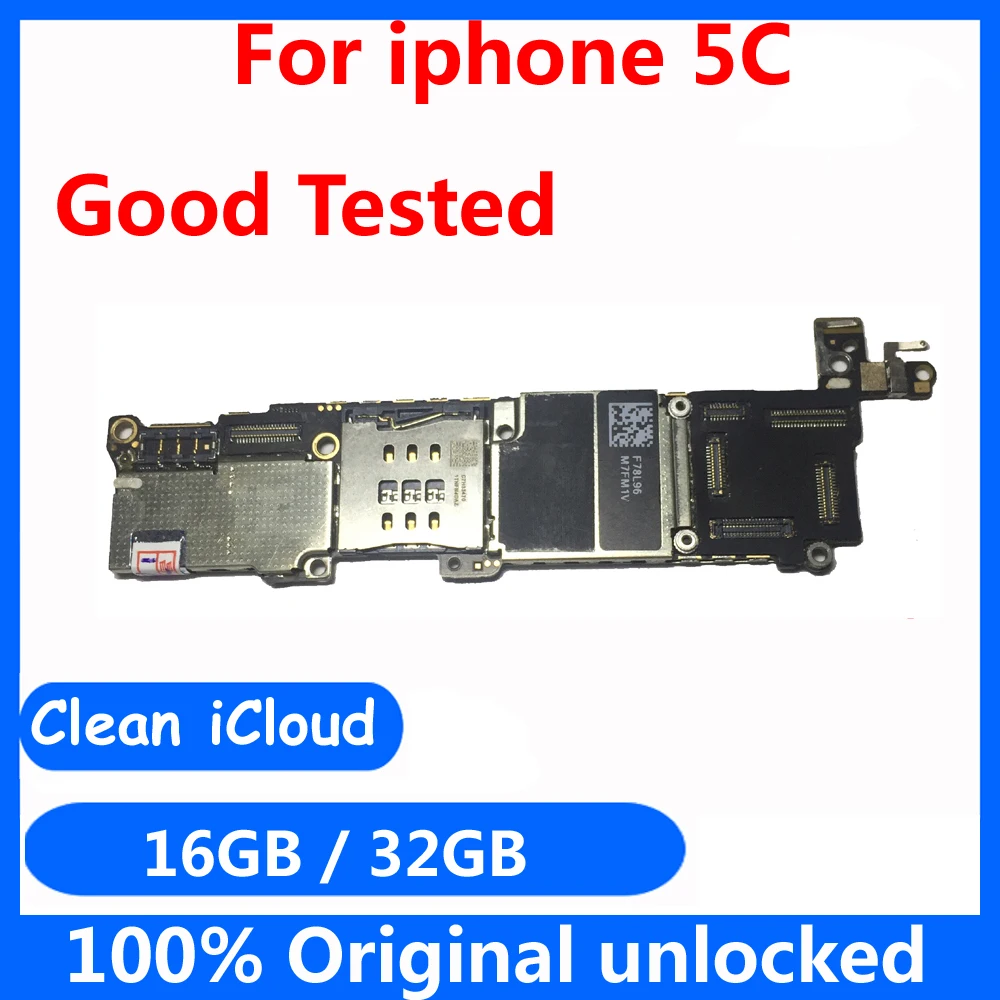 Оригинальная материнская плата для iphone 5C 16 ГБ 32 Заводская разблокированная с