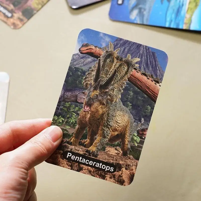 Jogos de Cartas de Dinossauro Conjuntos de Jogos de Cartas Clássicos Jogos  de Cartas Educativos para Crianças Jogos de Cartas em Massa para Família