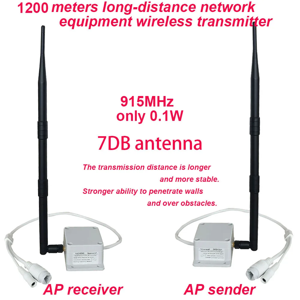 New7DB1000metersLongDistanceWirelessAP1080P5MPSTATransmitter