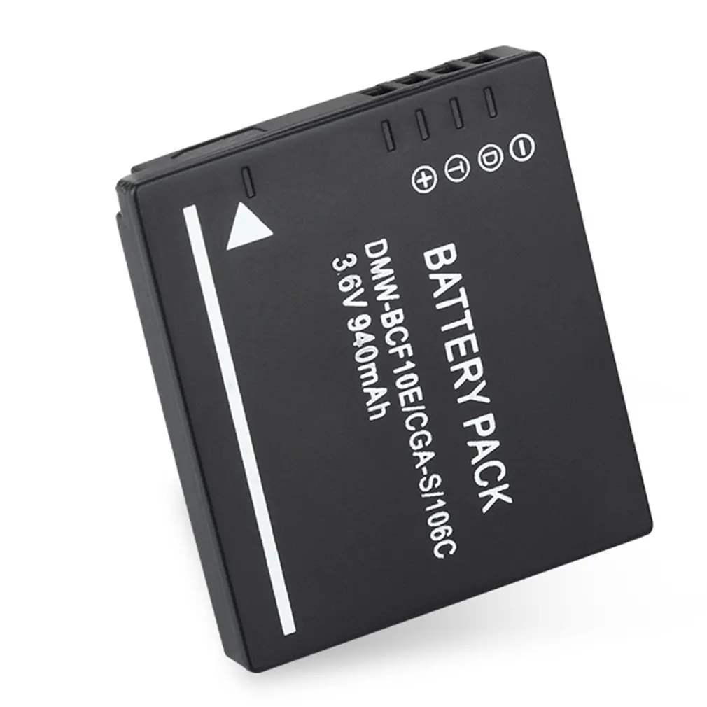940MAH 3,6 V литий-ионная аккумуляторная батарея камера аккумулятор черный для PANASONIC DMW-CP8/DMC-FP8/DMC-FC25