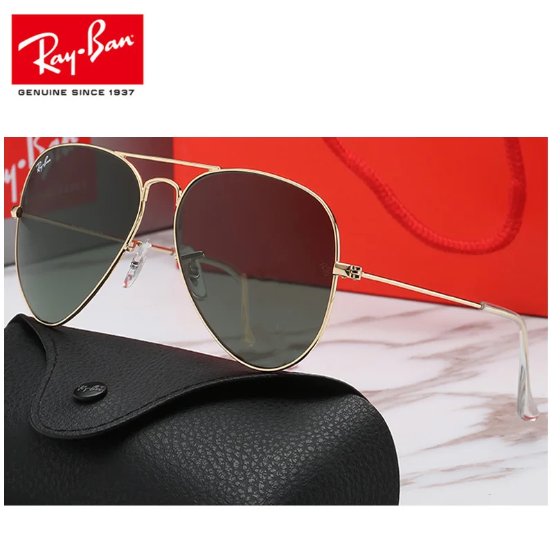 Rayban RB3025 поляризованные солнцезащитные очки мужские RayBan авиационные очки для вождения мужские солнцезащитные очки для мужчин ретро женщин Gafas 3025