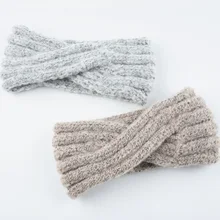 Хлопок тюрбан с узлом головная повязка широкая эластичная повязка спортивная девушка эластичная повязка на волосы "тюрбан" головные уборы спортивное оборудование