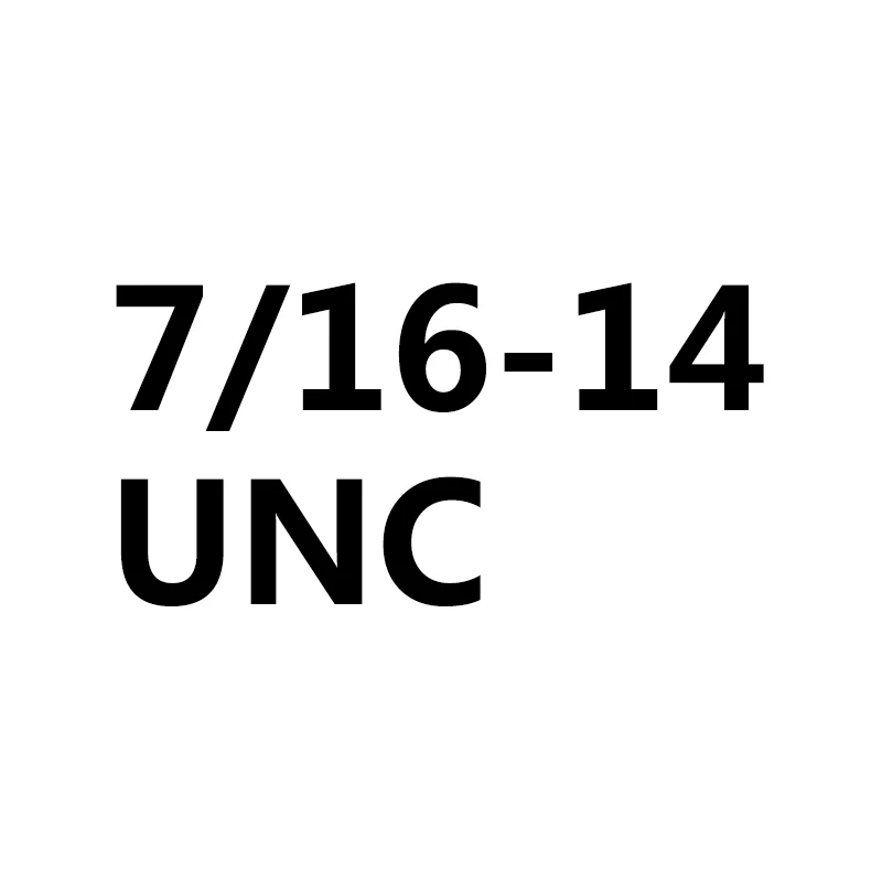 2 шт. UNEF UNF UNC резьбовой кран и штамповочный набор машина резьбонарезной заглушка кран штамп HSS кран с винтовой резьбой набор металлических сверлильных инструментов - Цвет: 7l16 -14 UNC Set