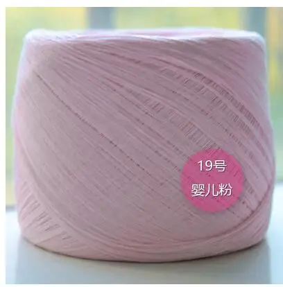 19 baby pink 500 г/лот вязание крючком пряжа из полушерсти laine a tricoter Notoginseng шерсть нитки для ручного вязания крючком - Цвет: 19 baby pink