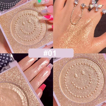 

MAFFICK Highlighter Powder Glitter Palette Makeup Face Shimmer Brightening Illuminator Make Up Highlight Pallete Cosmetics TXTB1