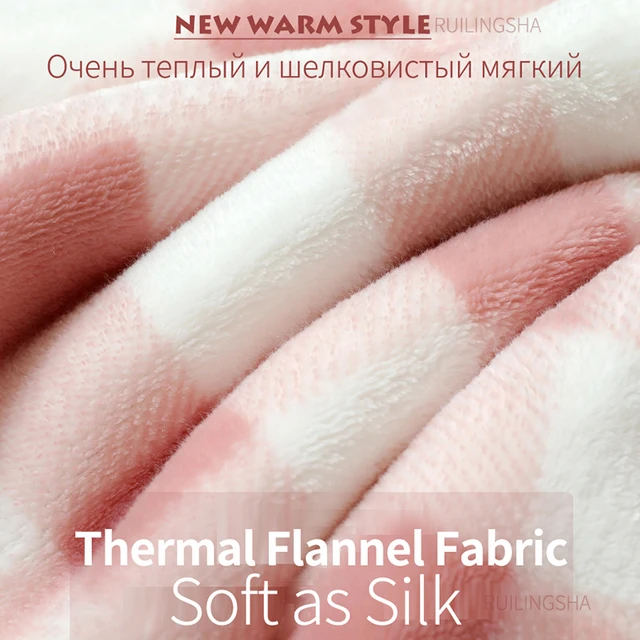 Women Winter Thick Warm Plaid Flannel Sleep Bottoms Plus Size Pants Silk Soft Coral Fleece Homewear
