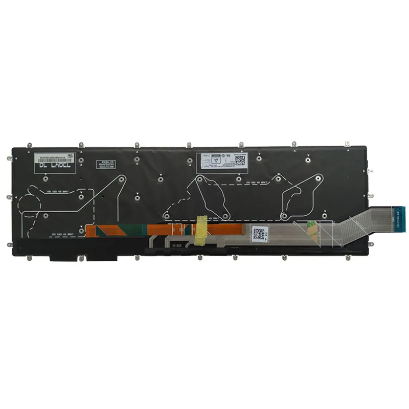 Teclado de Laptop us fr Francês nr Nórdico Compatível com Computadores Dell Alw17m M15 Alw15m r1 P79f P79f001 com Luz de Fundo - Imagem 2