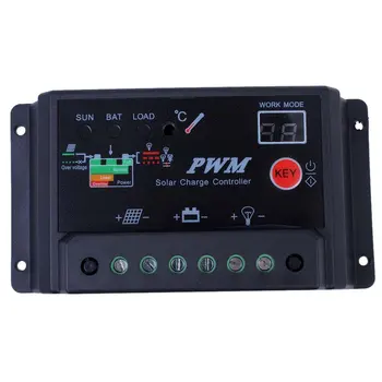 

30A Solar Charge Controller Pwm Mode Solar Street Light Controller Intelligent Portable Solar Charge And Discharge Controller