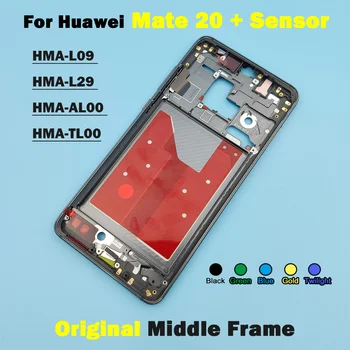 

Original 6.53" Middle Frame For Huawei Mate 20 HMA-L09 HMA-L29 Middle Frame Bezel Middle Plate Cover Part For Huawei Mate 20