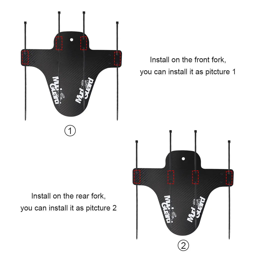 Fiets Fenders Kleurrijke Voor/Achter Wiel Fenders Koolstofvezel Spatbord Mtb Mountainbike Road Fietsen Fix Gear Accessoires