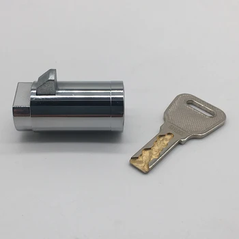

100 pcs 42.5mm chrome plated replacing flat key automatic selling machine plug lock