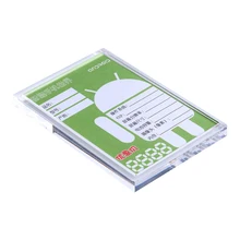 Плоских 14x9 см акриловых ценников держатель для huawei опыт розничного магазина