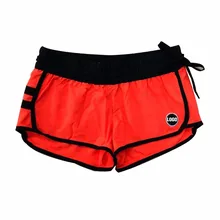 Брендовые женские красные и черные пляжные шорты из спандекса, новинка, купальный костюм для девочек, пляжные шорты, бермуды, боксеры, праздничные шорты