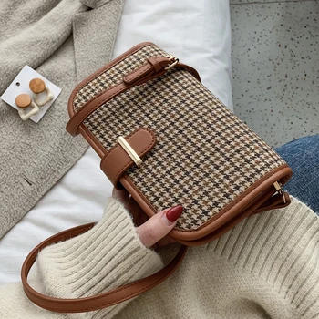

Ins Hot Crossbody Bags For Women 2020 Korean Simple Vintage Shoulder Messenger Bag Chic Female Small Square Package All Match