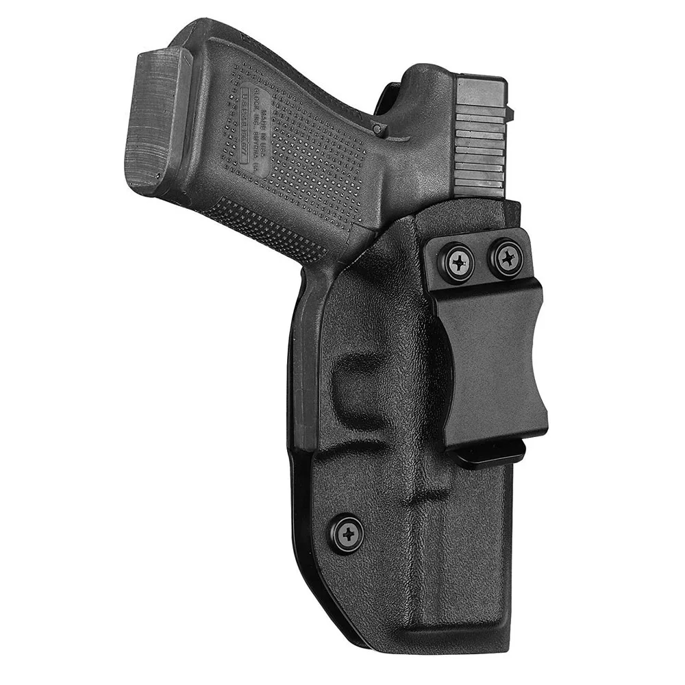 IWB KYDEX Holster Fit: Glock 19 19X 23 32 45 (Gen 1-5) - Inside Waistband Concealed Carry Holster - Adjustable Cant & Retention-