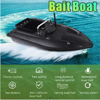 

D13 2.4ghz Bait Boat Rc Fishing Boat Dual Motor Fish Finder Boat Remote Control 500m Fishing Boat Speed Boat Outdoor Fishing Toy
