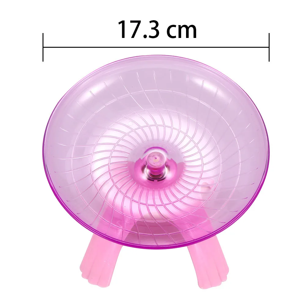 Летающая тарелка для домашних животных колесо упражнений хомяк мышь диск бега