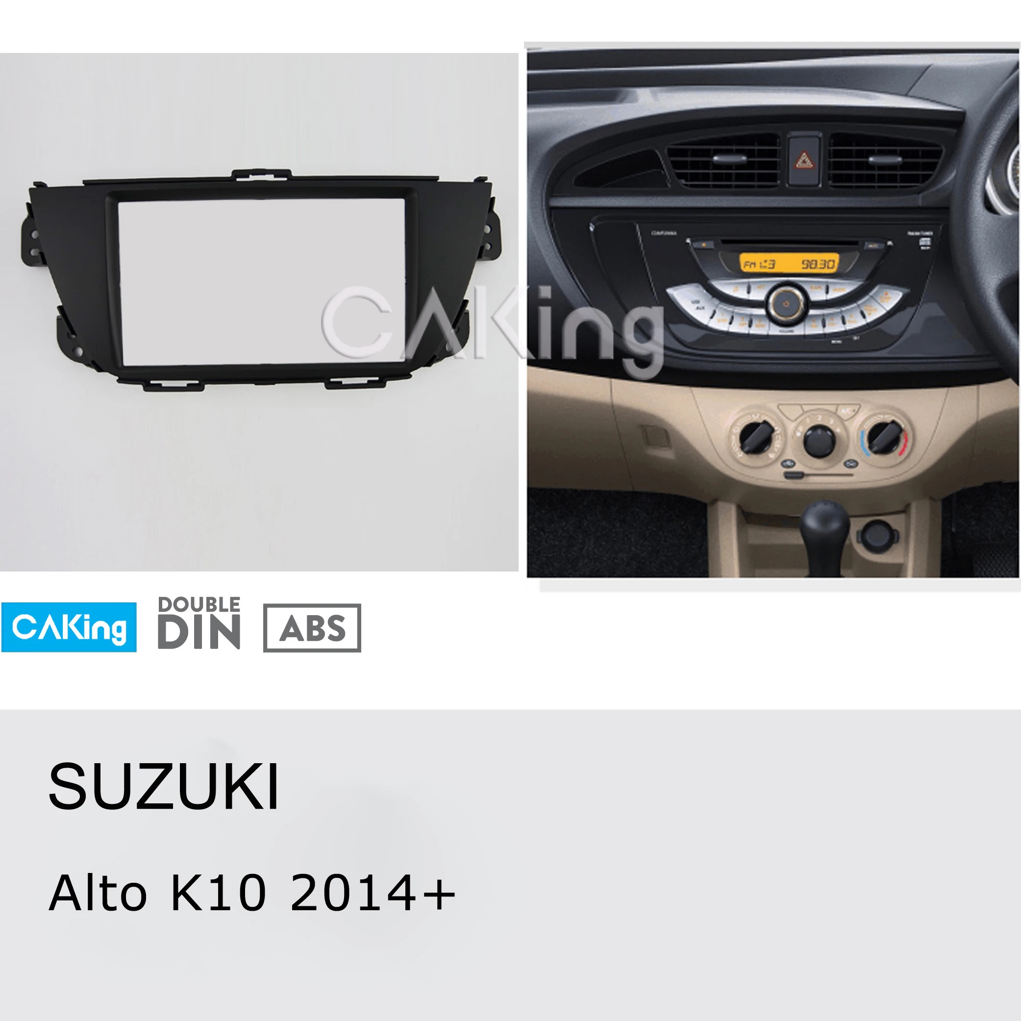 2014> CT23SZ12 Car Stereo Double Din Fascia Surround Panel For Suzuki Celerio 