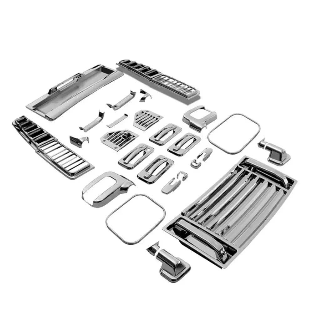 Аксессуары из Хромированного Пластика Для HUMMER H2 02 05/06 09 36 шт. зеркальный дверной