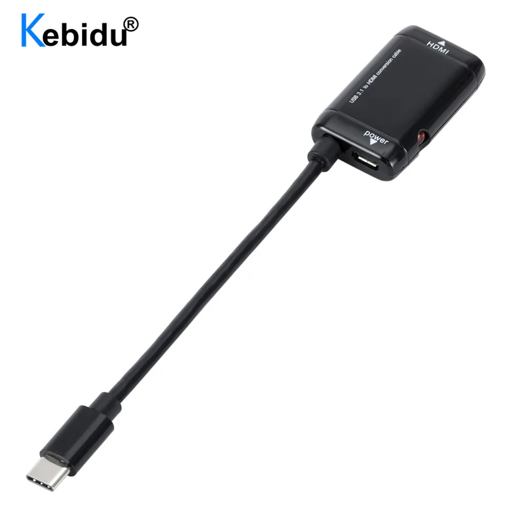 USB-C Type C to HDMI-compatible Adapter with Power Port Function USB 3.1 Converter For Samsung Galaxy Note 8 S5 | Электроника