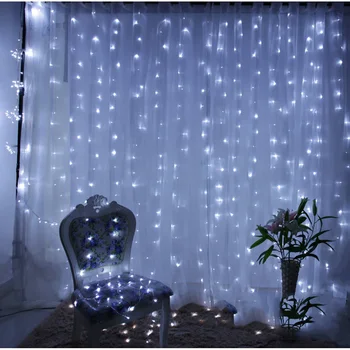 

LED Icicle Fairy Light Plug EU/US Garland Curtain Led String Lamp Christmas Outdoor/Indoor Decoration for Xmas Wedding Hallowen