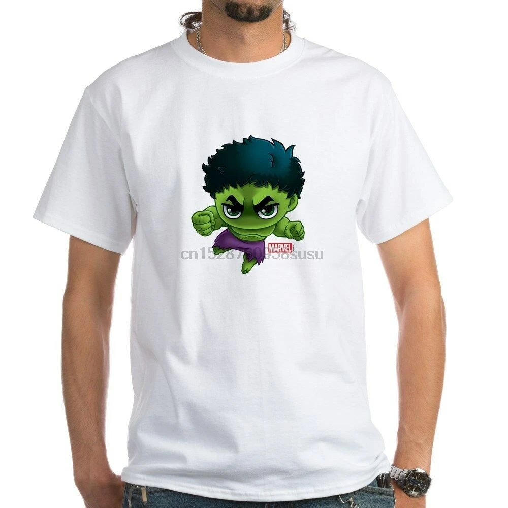 CafePress Hulk Stylized White T Shirt 100% Cotton T-Shirt (1583381247) | Мужская одежда