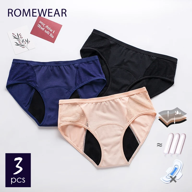 5 Pcs/Pack Menstrual Period Panties Women Leak Proof Cotton Comfort  Incontinence Briefs High Waist Sexy Mesh Underwear Big Size - AliExpress