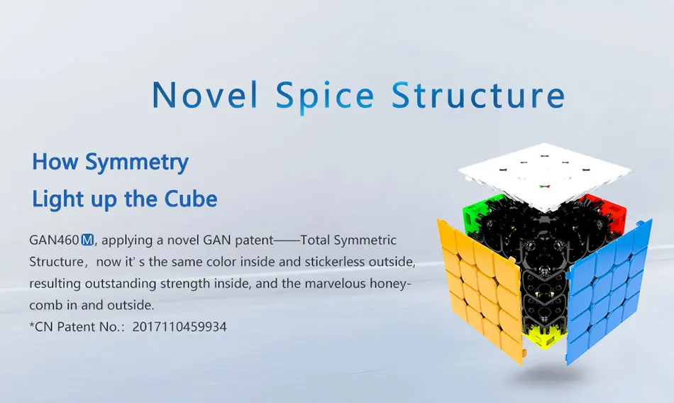 GAN 460 M магнитные кубики 4х4 магические кубики 4х4х4 Gan 460 M скорость Gan460 M Cubo Magico 4*4 профессиональная головоломка без наклеек кубики Gan