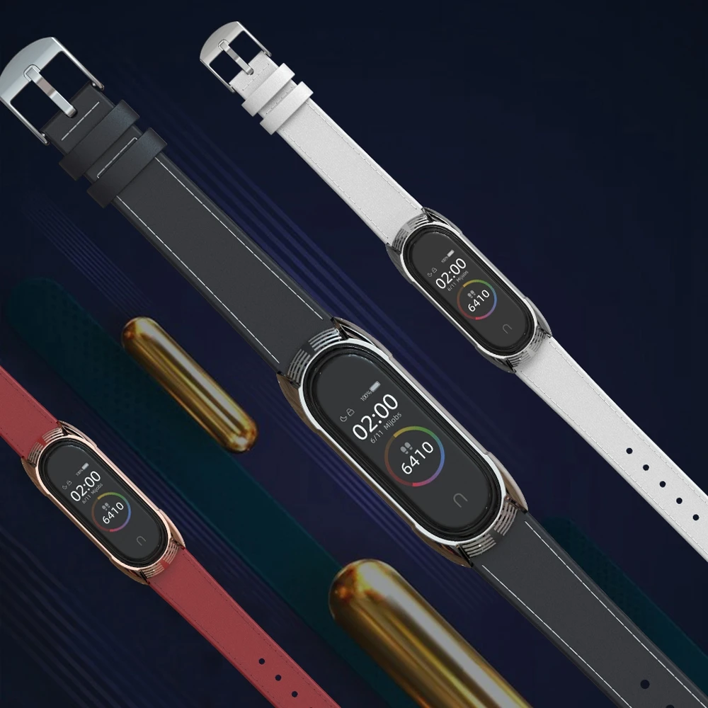 mi jobs Newst Design mi Band 4 ремешок из натуральной кожи браслет для Xiaomi mi Band 4 сменный ремешок mi band 4 умные аксессуары