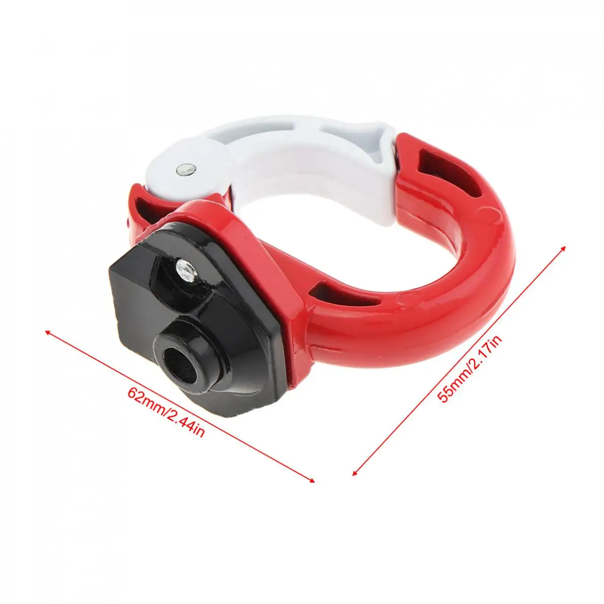 Type O Hook Aluminium Alloy Luggage Helmet Holder Motorcycle Parts Bag Bottle Hook Hanger for Scooter Bicycle Electric Vehicle
