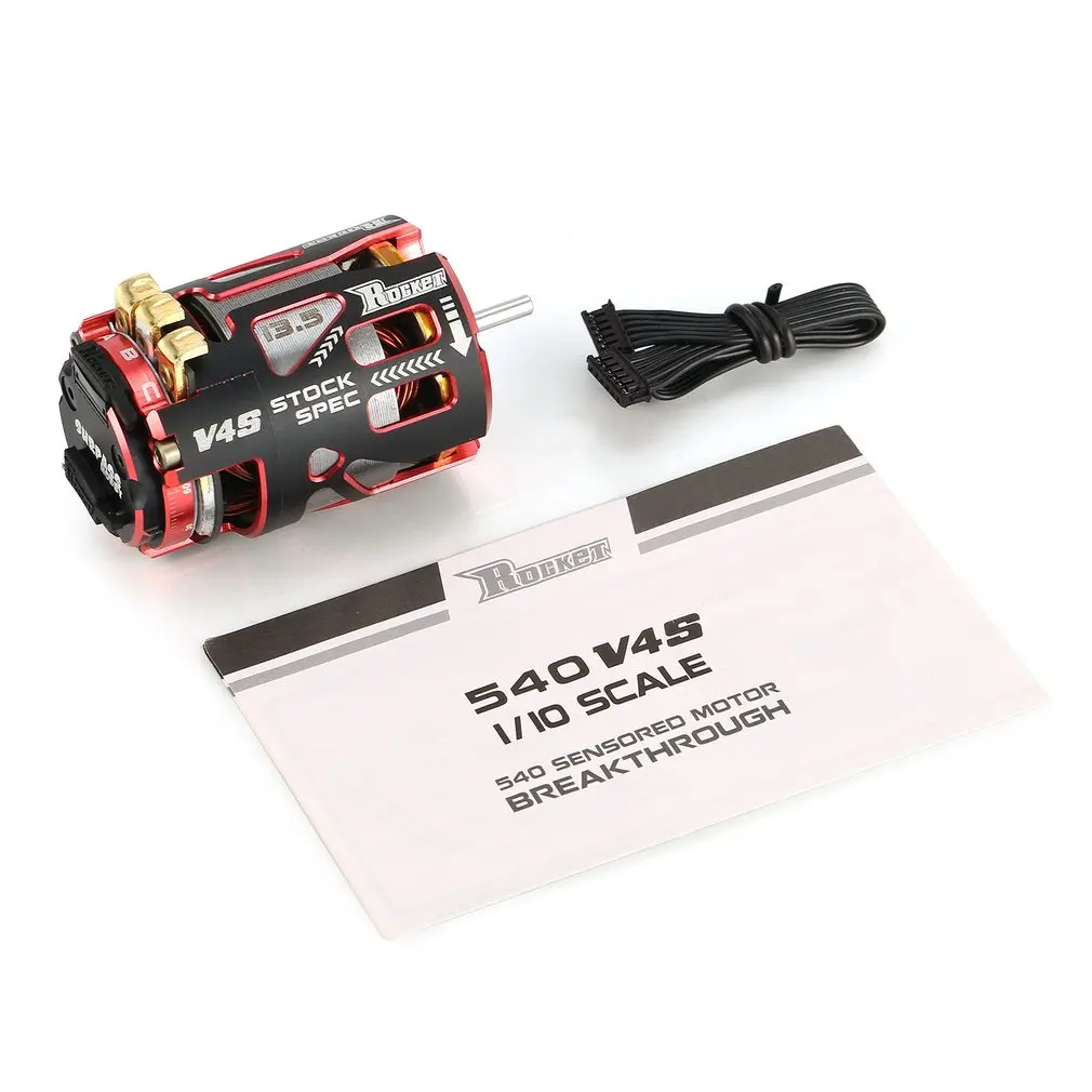 

forSURPASSHOBBY V4S 540 13.5T 3.175mm Sensored Brushless Motor Engine for 1/10 On-road Drift Touring RC Racing Car Truck Model