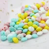 Cute-idea Baby Silicone Lentils Beads 100Pcs Baby Abacus Lentils teething beads infant Pacifier Chain Care toys Accessories gift 4