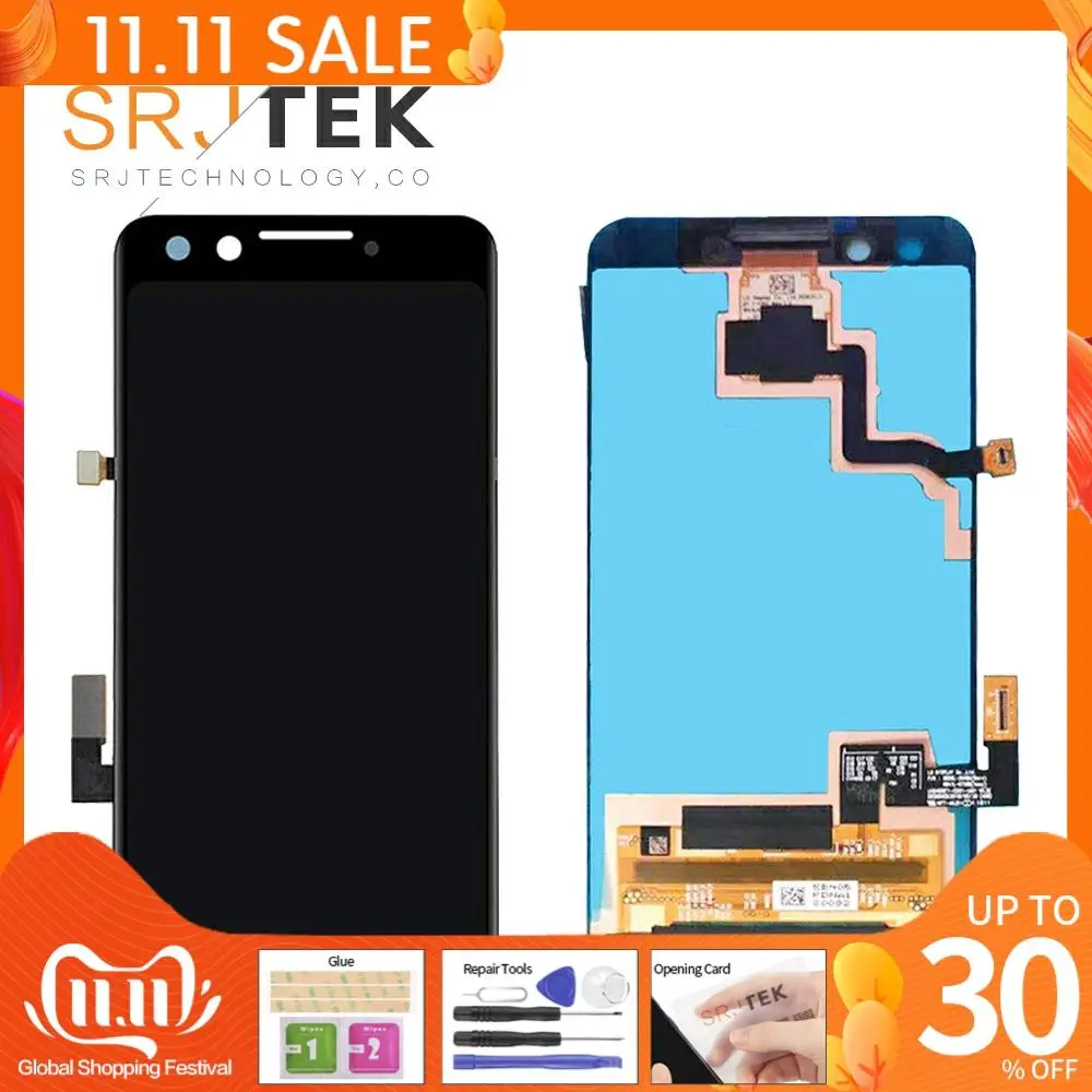 US $126.20 55 Original LCD For HTC Google Pixel 3 Screen LCD Display For Google Pixel 3 LCD Display Touch Screen Pixel3 Replacement Parts