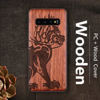 

For Samsung Galaxy S10 Case Hard wood Case For Samsung Galaxy S10 5G S10e S10+