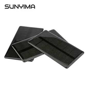 

SUNYIMA 3Pcs 6V 210mA Solar Panel Grade single crystal Solar Charger solar energy Photovoltaic Cell DIY 133*73mm