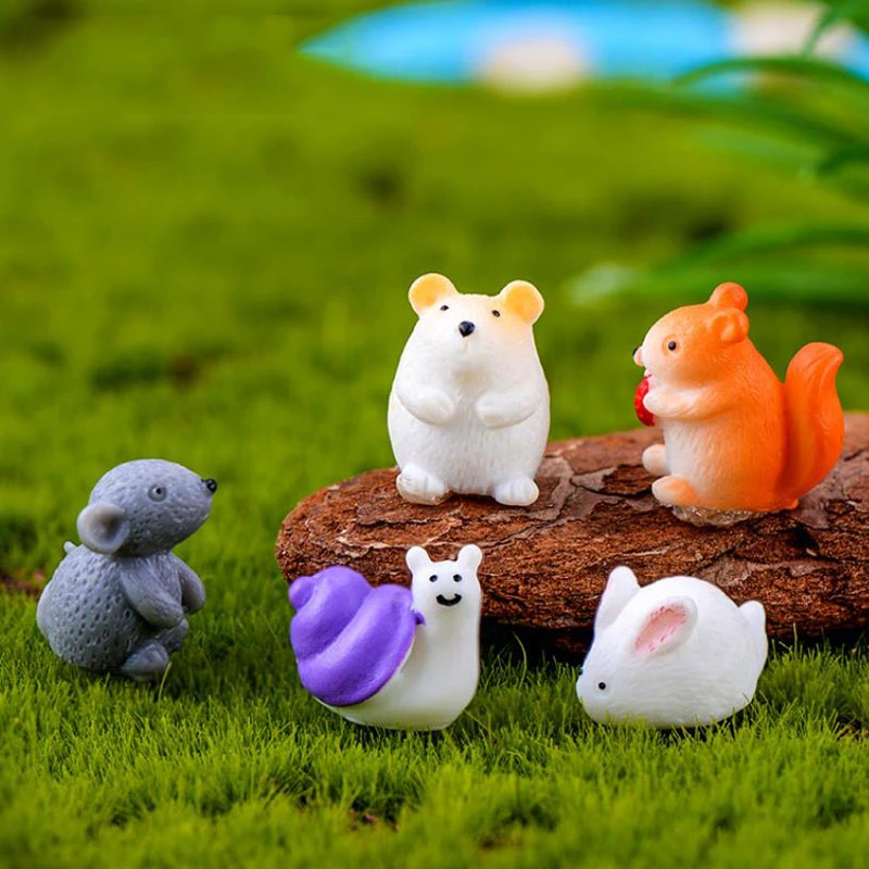 1 Pc Baru Hamster Hewan Siput Tindakan Sosok Mainan Lucu Kartun Tikus Kelinci Tupai Model Resin Kerajinan Ornamen Mainan Hadiah Aksi Figur Aliexpress