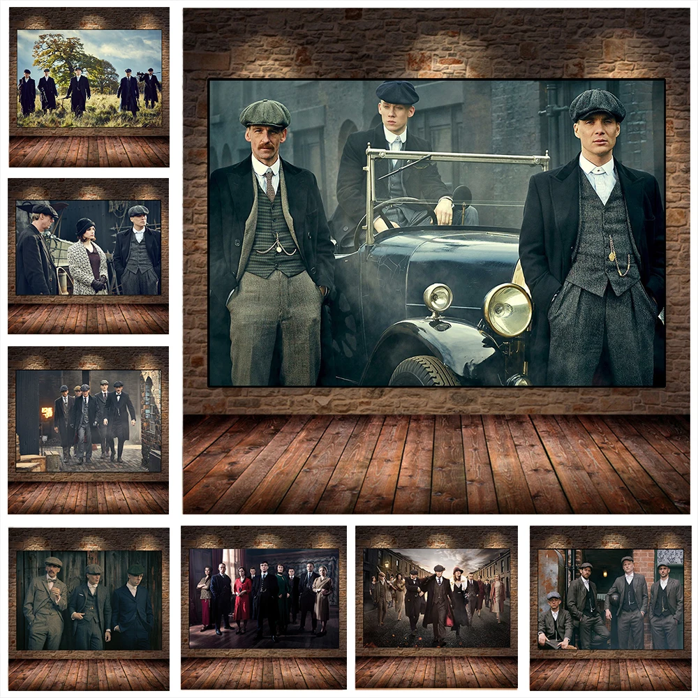 Плакаты и принты Peaky Blinders Постер для ТВ-сериала шоу HD Настенная картина Картина на