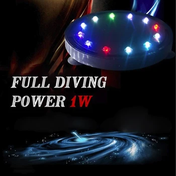 

Colorful Aquarium Led Lighting Air Pump 50/60HZ Waterproof Fish LED Air Bubble Light Fishbowl Water Grass 110-240V